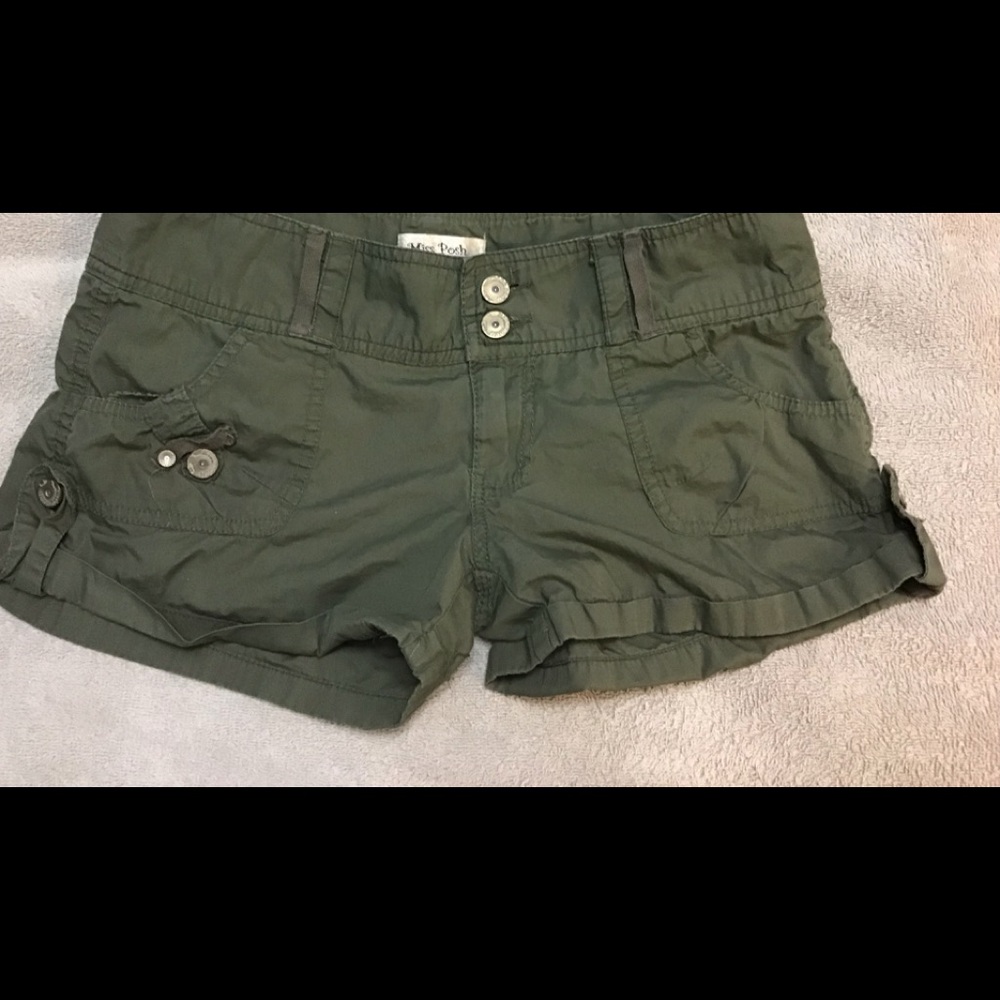 Miss Posh Army Green Shorts Size M